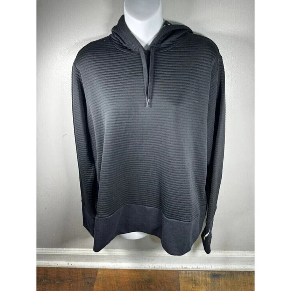 NIKE WOMEN DRI-fit Solid Black Quilted Size Extra Large - Picture 1 of 7